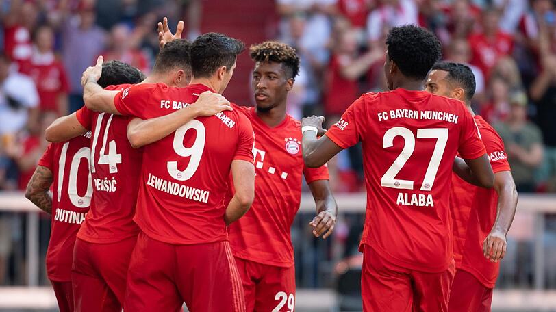 Der FC Bayern traf gegen Mainz sechs Mal.