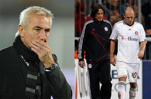 Glaubt, die Bayern wollen ihm die Verletzung von Arjen Robben "in die Schuhe schieben": Trainer Marwijk