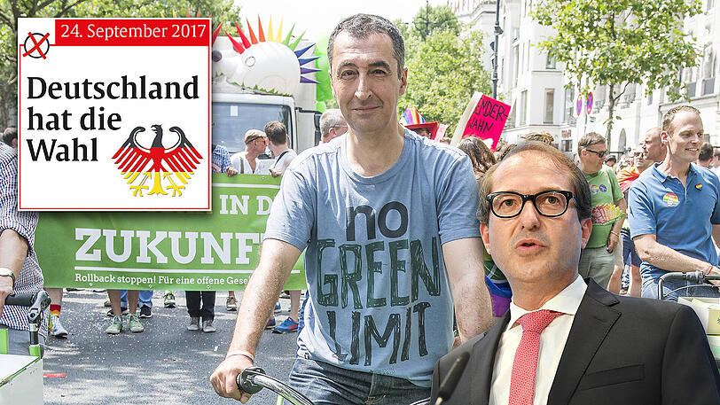 "Die Menschen in den Städten sollen aufatmen können", sagt Cem Özdemir mit Blick auf die Stickoxid-Belastung. Er selbst geht mit gutem Beispiel voran und fährt auf dem CSD in Berlin mit dem Radl.