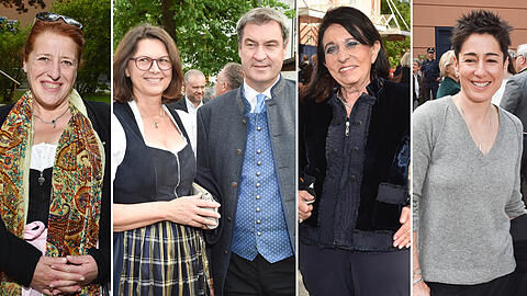 VIPs aus Politik, Show und Gesellschaft zeigten sich bei der Premiere der Passionsspiele in Oberammergau...