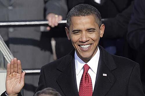 Historischer Moment in Washington: Barack Obama legt den Amtseid ab