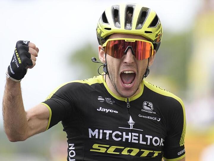 Simon Yates ist der Sieger der zwölften Etappe der Tour de France.