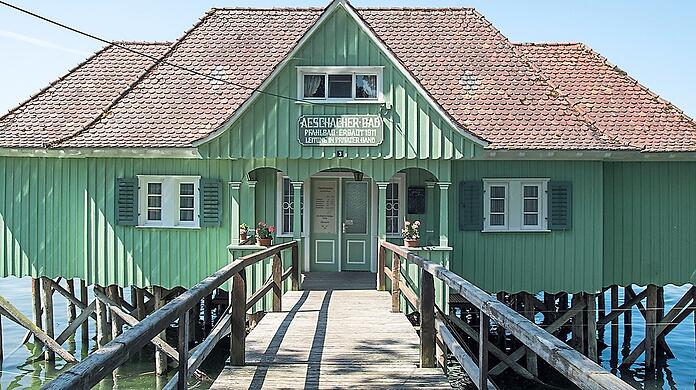 Das Badehaus in Lindau-Aeschach.