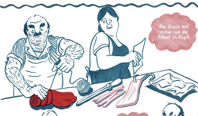 Erwin Merz arbeitet tagein, tagaus. Etwas anderes kommt ihm gar nicht in den Sinn, sehr zum Leidwesen seiner Frau Margrit, die im Laden steht.