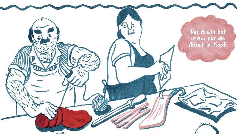 Erwin Merz arbeitet tagein, tagaus. Etwas anderes kommt ihm gar nicht in den Sinn, sehr zum Leidwesen seiner Frau Margrit, die im Laden steht.