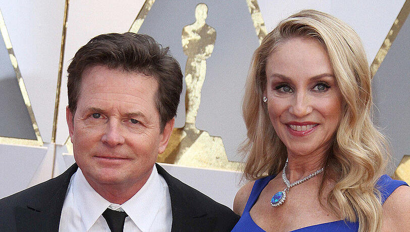 Michael J. Fox und seine Frau Tracy Pollan Michael J. Fox und seine Frau Tracy Pollan