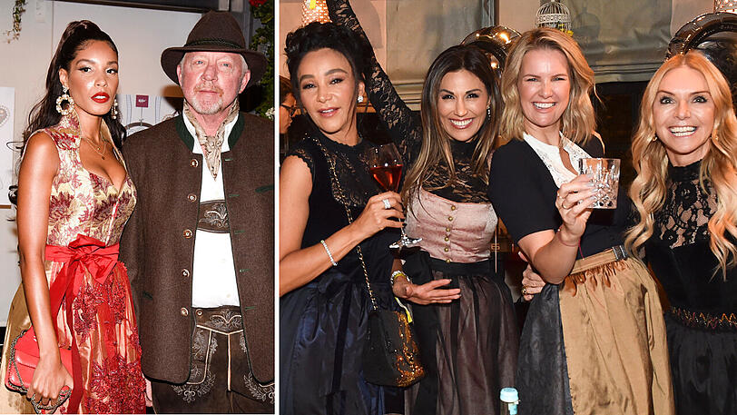 Boris Becker kam mit Freundin Lilian – Verona Pooth feierte mit Promi-Freundinnen...