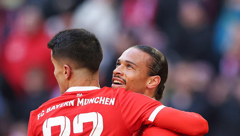 Neustart: João Cancelo (l.) und Leroy Sané. Neustart: João Cancelo (l.) und Leroy Sané.