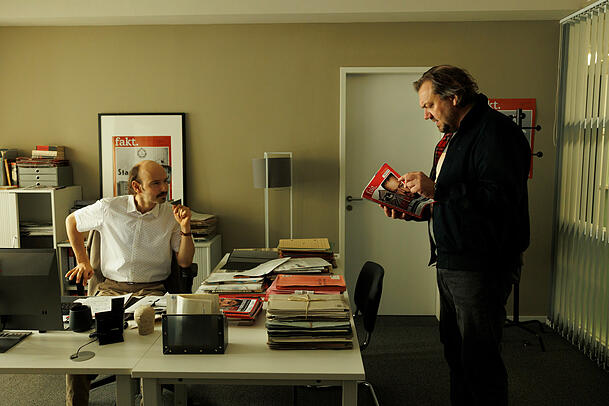 Leon Ullrich und Charly Hübner Leon Ullrich und Charly Hübner