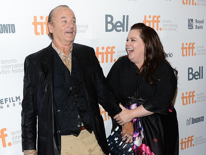 Bill Murray und Melissa McCarthy bei der Premiere ihres neuen Films  "St. Vincent"