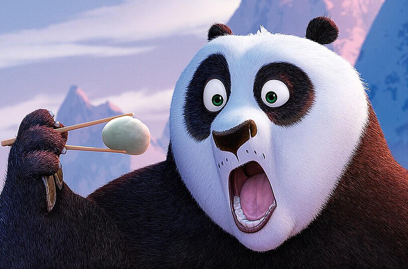 Feist, kuschelig und scharf auf Baozi: Po, der Pandabär.