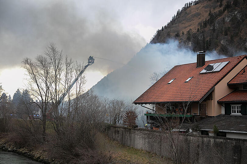 Das historische Bauernhaus konnte leider nicht gerettet werden.