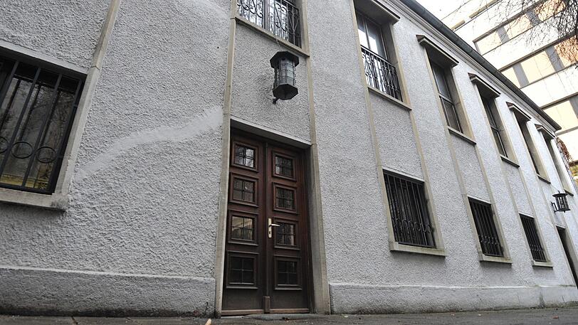 Fassade der alten Münchner Synagoge in der Reichenbachstraße.