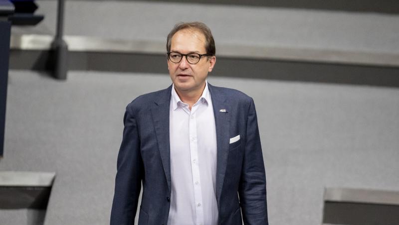 Alexander Dobrindt, Vorsitzender der CSU-Landesgruppe im Deutschen Bundestag. Foto: Christoph Soeder/dpa/Archivbild