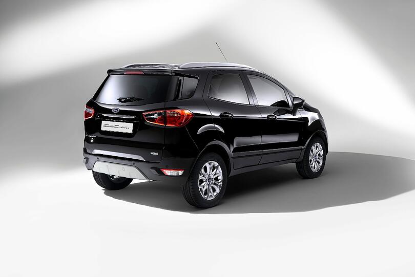 Die neue Heckansicht: Ohne das klobige Ersatzrad auf der Klappe wirkt der Ecosport deutlich harmonischer.