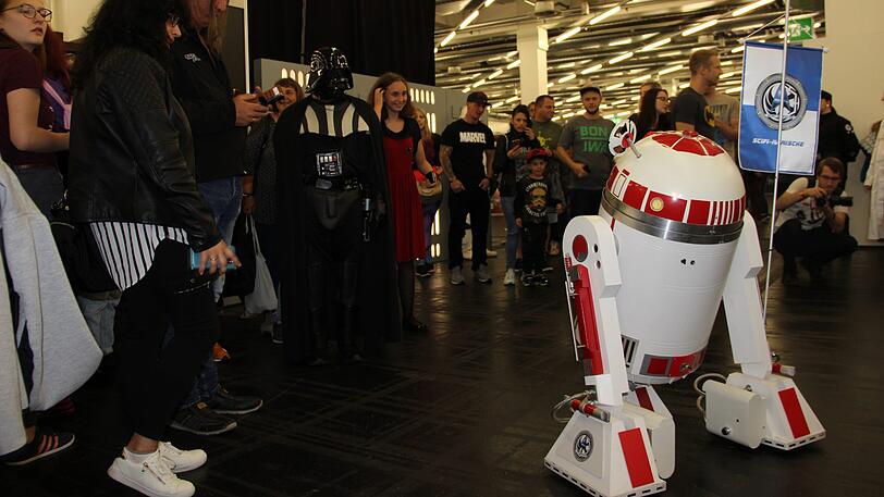 Bei der Comic Con in München dürfen Figuren aus dem Star-Wars-Universum natürlich nicht fehlen.