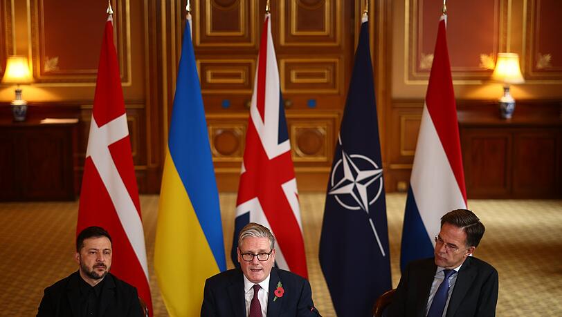 Bei dem Treffen in London ging es auch darum, wie die Ukraine durch den erwarteten schweren Kriegswinter kommen kann.
