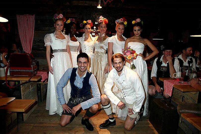Daniel Fendler präsentiert seine neue Trachten-Kollektion in München: Die Bilder