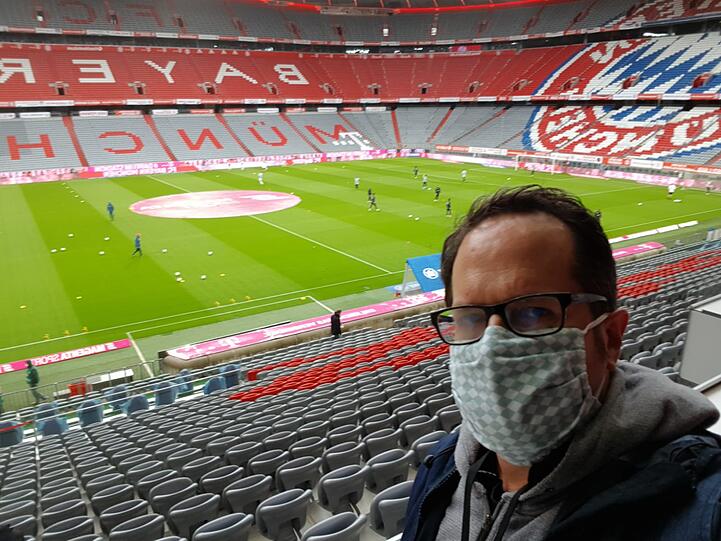 Unser AZ-Reporter ist bereit für das Spiel der Bayern in der Allianz Arena.