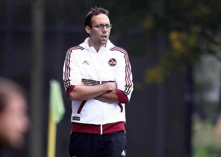 Pellegrino Matarazzo, Trainer der FCN-U17, holte am Sonntag mit seinem Team einen Punkt im Derby gegen Fürth.