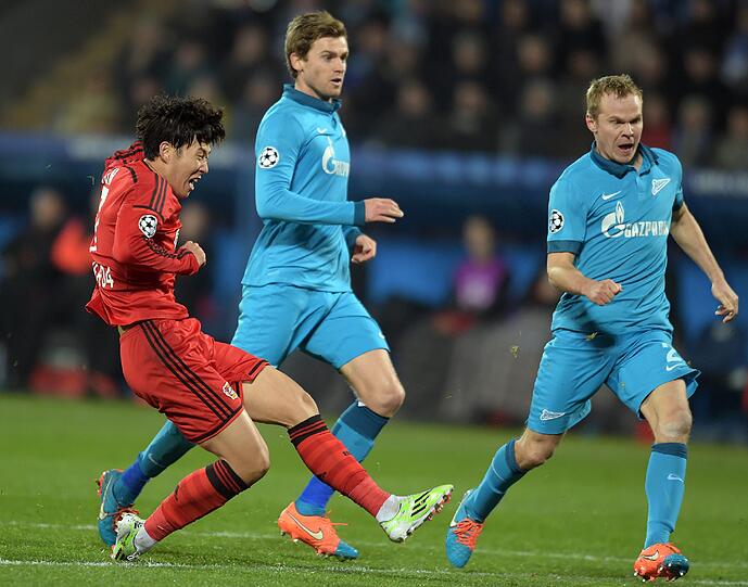 Heung-Min Son schießt Bayer Leverkusen zum Sieg über St. Petersburg.