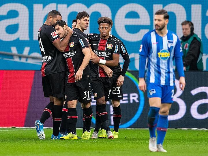 Die Leverkusener machen mit dem Sieg bei Hertha die Qualifikation zur Champions League perfekt.