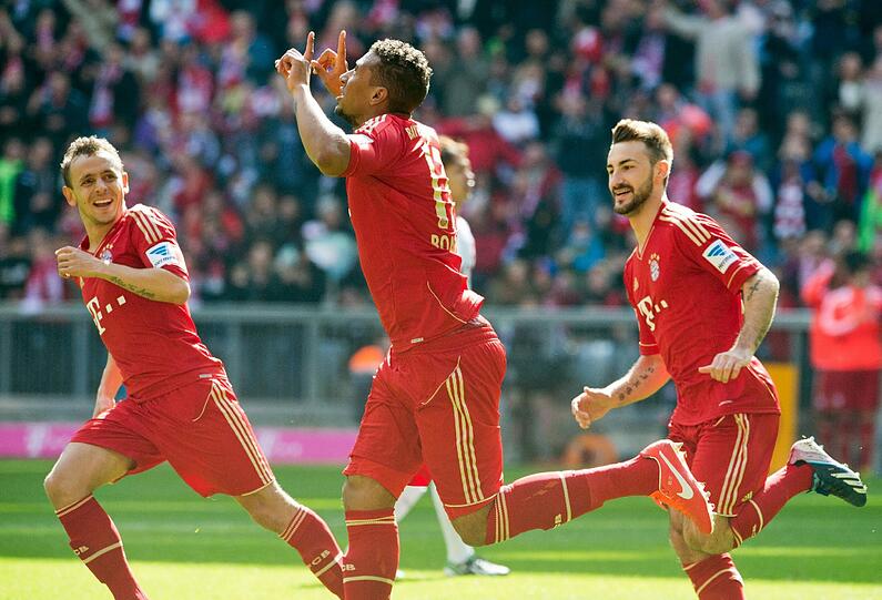 Feiert seinen Treffer zum 1:0: Jerome Boateng.