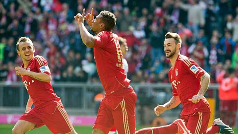 Feiert seinen Treffer zum 1:0: Jerome Boateng.