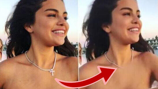 Kreuz da, Kreuz weg. Selena Gomez wurde in der Türkei zensiert.