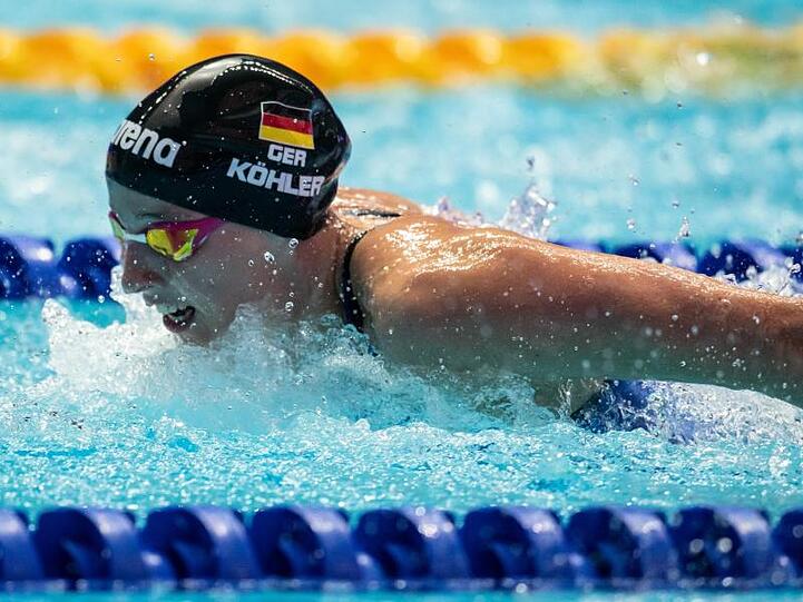 Qualifizierte sich als Elfte über 100 Meter Schmetterling für das Halbfinale: Angelina Köhler.