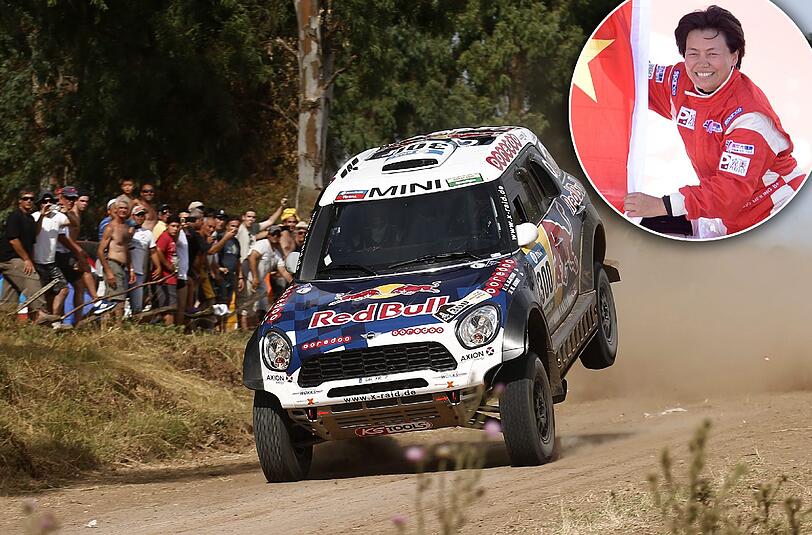 Die chinesische Pilotin Guo Meiling ist bei der Rallye Dakar mit ihrem Mini Cooper (Symbolfoto) in eine Zuschauermenge gerast.