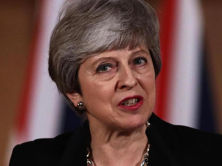 Einem Brexit ohne Abkommen am 12. April erteilte May eine Absage.