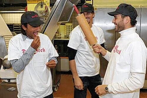 Wollen nach drei Pleiten in Folge gegen Aachen größere plätzchen backen: Sami Allagui, Marino Biliskov und Youssef Mokhtari (von links).