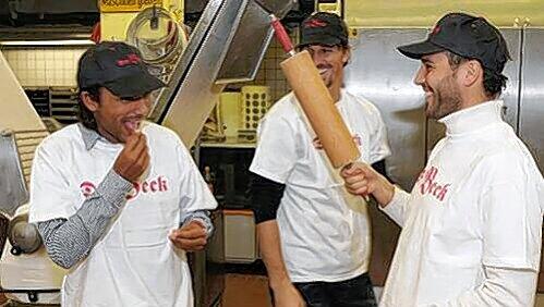Wollen nach drei Pleiten in Folge gegen Aachen größere plätzchen backen: Sami Allagui, Marino Biliskov und Youssef Mokhtari (von links). Wollen nach drei Pleiten in Folge gegen Aachen größere plätzchen backen: Sami Allagui, Marino Biliskov und Youssef Mokhtari (von links).