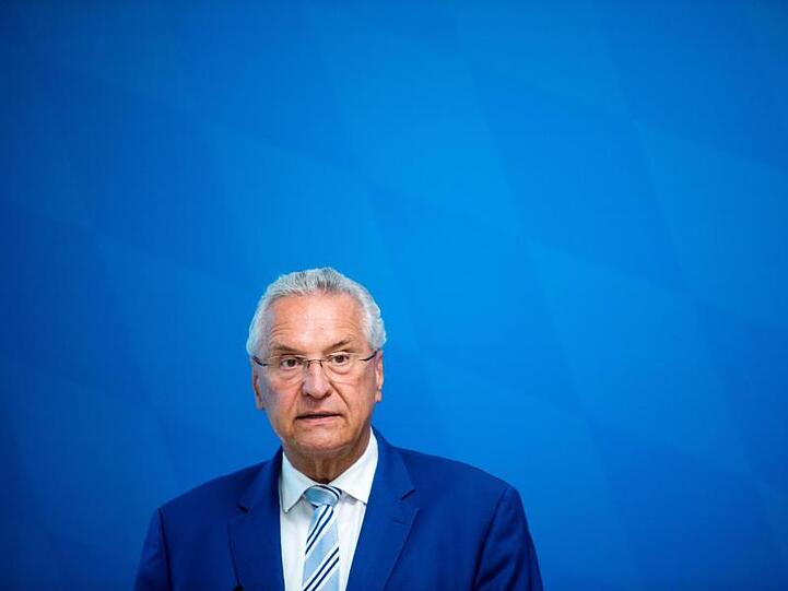 Joachim Herrmann (CSU), Innenminister von Bayern. Foto: Lino Mirgeler/Archivbild