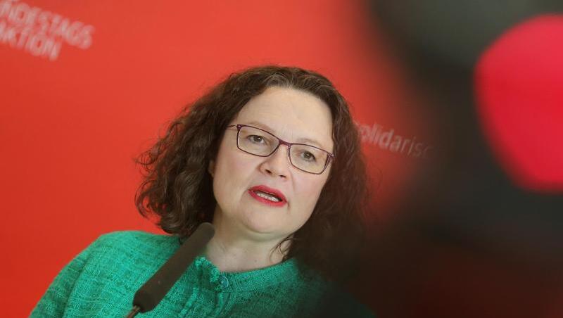 Andrea Nahles ist Partei- und Fraktionschefin der Sozialdemokraten. Andrea Nahles ist Partei- und Fraktionschefin der Sozialdemokraten.