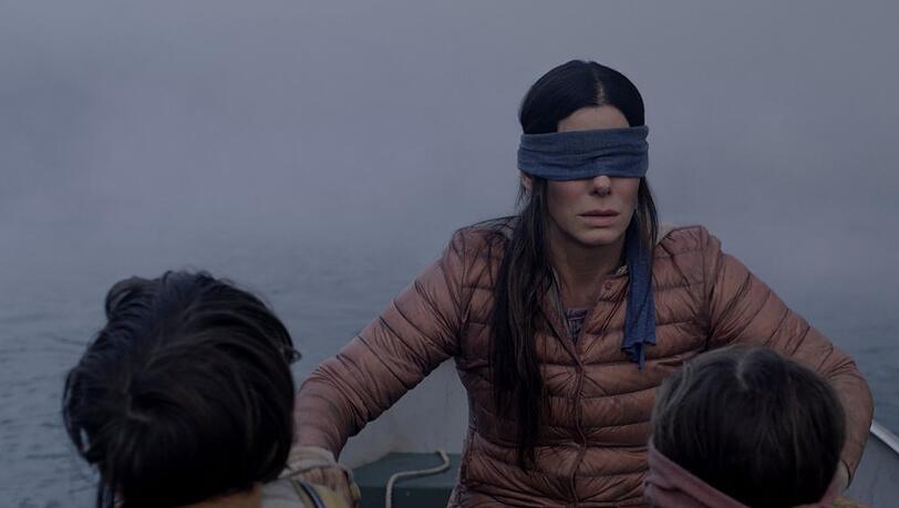Sandra Bullock in "Bird Box" von 2018.