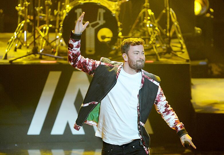 Der Sänger Marteria tritt bei der Verleihung des Musikpreises Echo auf.