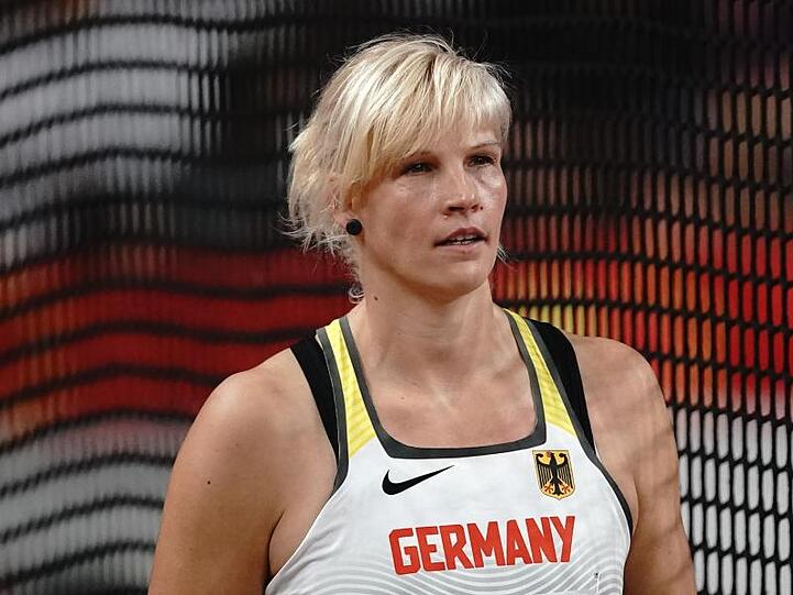 Diskuswerferin Nadine Müller beendet das WM-Finale auf Rang acht.