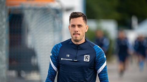 Wieder im Training des TSV 1860: Marcel Bär.