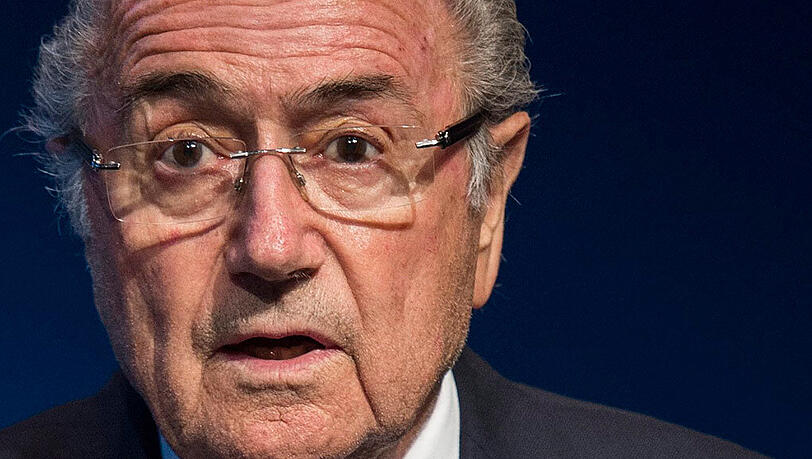 Joseph Blatter während der FIFA-Pressekonferenz am 2. Juni.