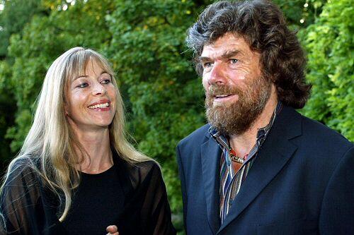 Reinhold Messner und Sabine Stehle