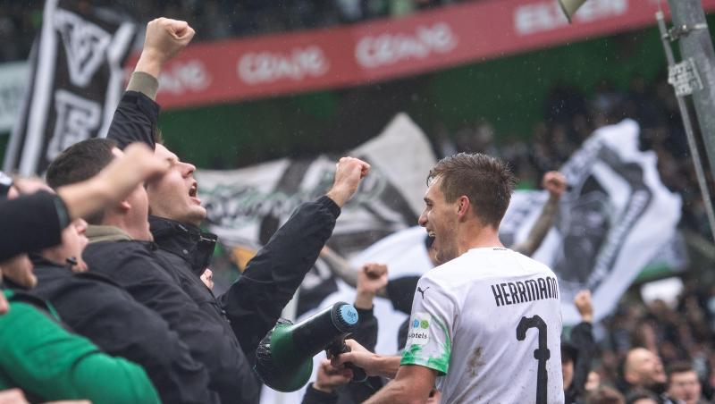 Gladbachs Patrick Herrmann zeigt sich momentan in Top-Form. Gladbachs Patrick Herrmann zeigt sich momentan in Top-Form.