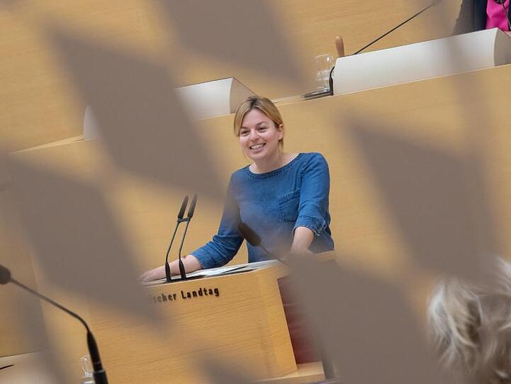 Katharina Schulze, Fraktionsvorsitzende Bündnis 90/Die Grünen. Foto: Peter Kneffel/dpa/Archivbild