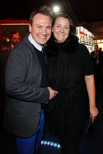 Auch zahlreiche Köche gaben sich die Ehre: der Berliner Tim Raue mit seiner Frau Marie.