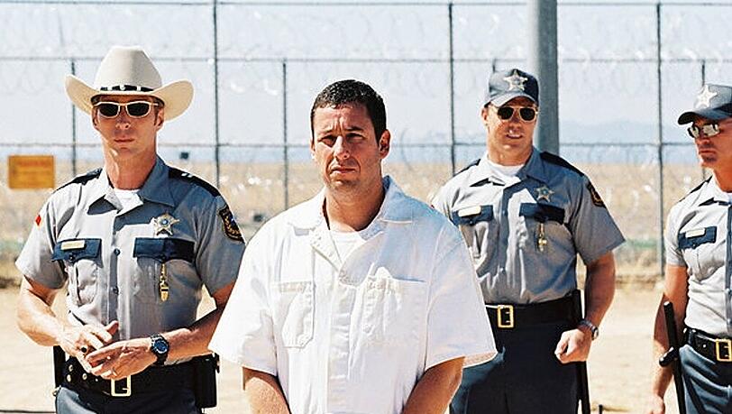 Paul Crewe alias Adam Sandler muss ins Gefängnis Paul Crewe alias Adam Sandler muss ins Gefängnis