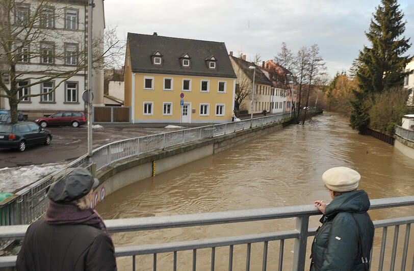Lara verschwand in den Fluten der Schwabach.