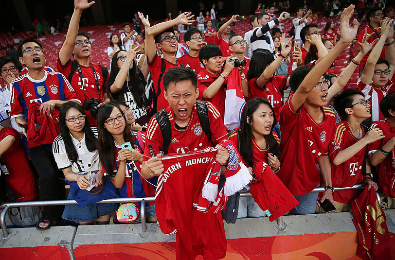 Der FC Bayern machte mit seiner China-Reise viele Fans glücklich.