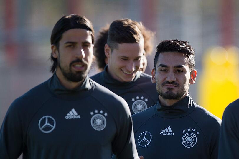 Die Bilder vom DFB-Training beim FC Bayern.
