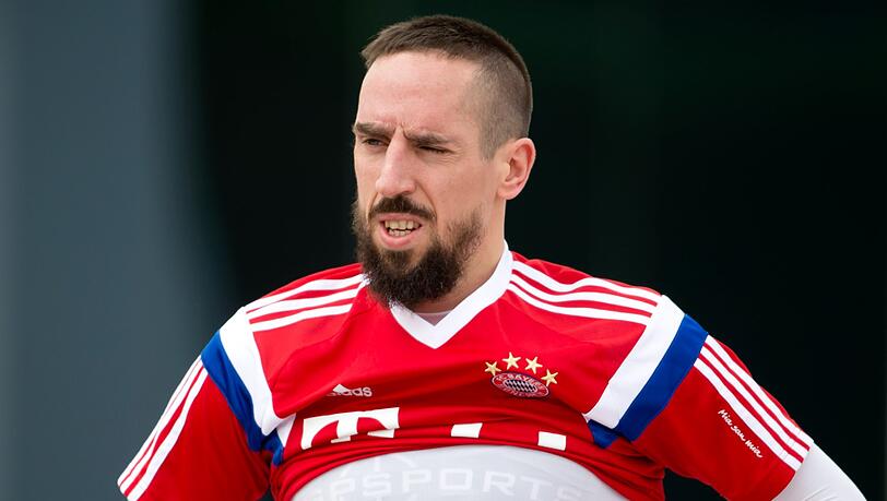Trainiert wieder mit der Mannschaft: Franck Ribéry Trainiert wieder mit der Mannschaft: Franck Ribéry